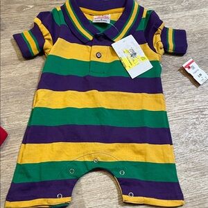 NWT Mardi Gras 3m romper